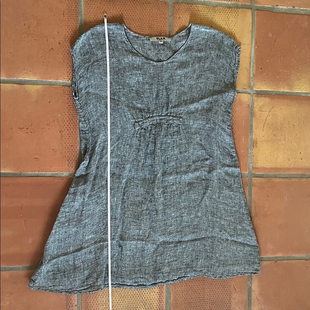 Flax Short Sleeve Top/tunic